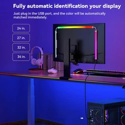 Smart Ambient TV Lighting PC Display Sync LED Strip Monitor Backlight DIY Party Atmosphere Light Ramadan Decor Lamp Game Holiday