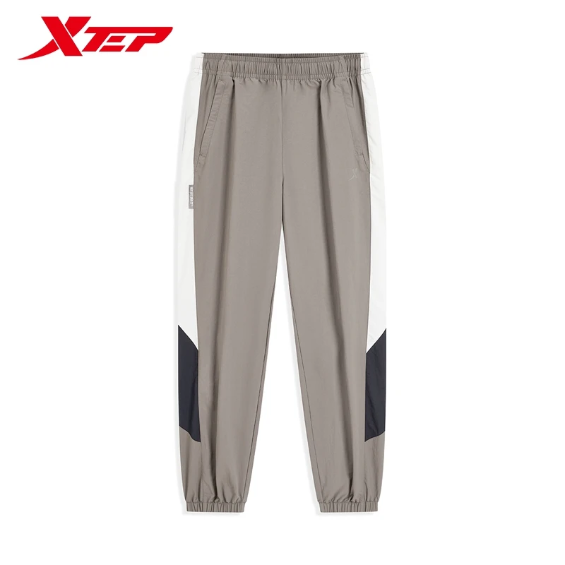 Xtep Cropped Pants For Men 2024 Autumn Loose Comfortable Breathable Basketball Sweatpants  Breathable Bottoms 876329690054