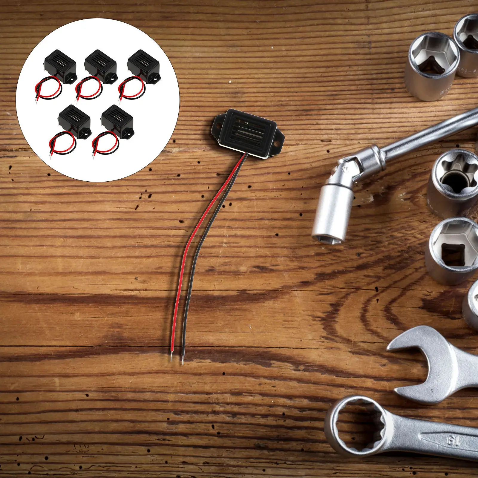 

5 шт. Механические вибрационные зуммеры, многофункциональные, низковольтные, с низким энергопотреблением, с высоким уровнем звукового давления, сигнальные зуммеры для электроприборов