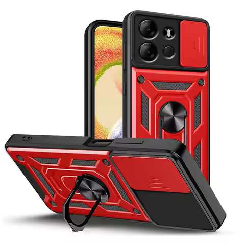 Camera protect case for Tecno Spark Go 2023 Spark 10 Pro 9 8 6 8c Smart 7 Camon 19 Pro 18 Premier Armor Hybrid Ring Back Cover