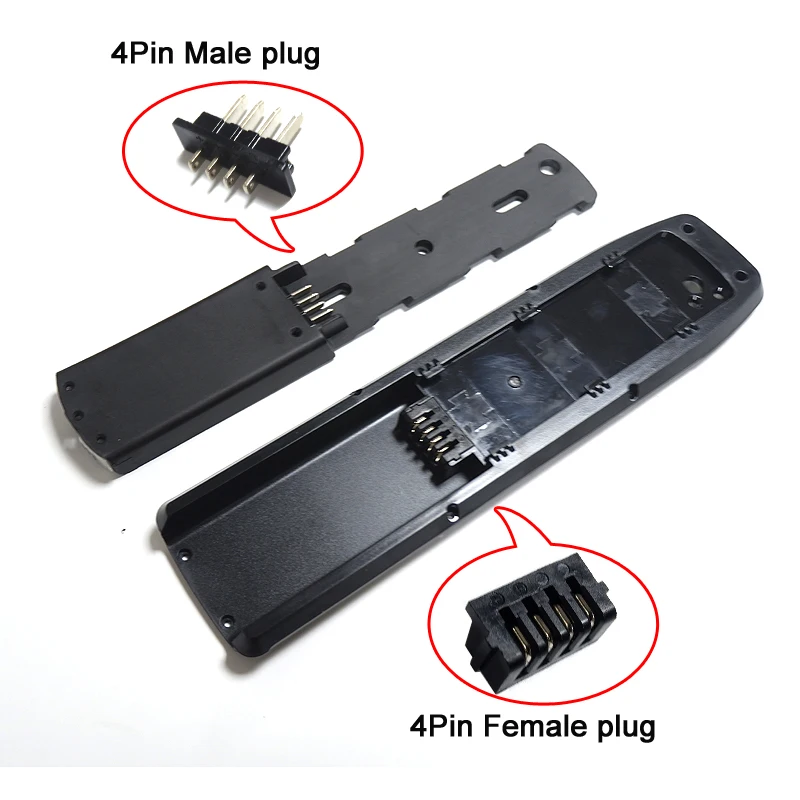 Connettore di scarica di alimentazione della scatola della batteria al litio E-Bike 4 pin/5 pin maschio o femmina per la custodia della batteria