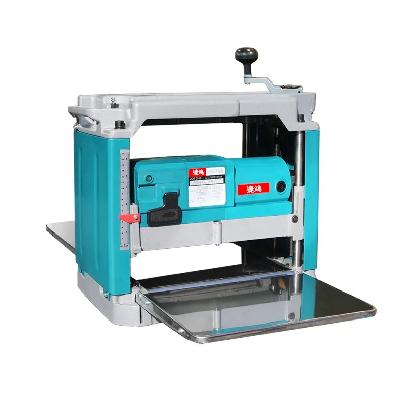 

Небольшой настольный строгальный станок с двигателем 220 В, прямая режущая головка, толщина поверхности древесины, строгальный станок для деревообработки