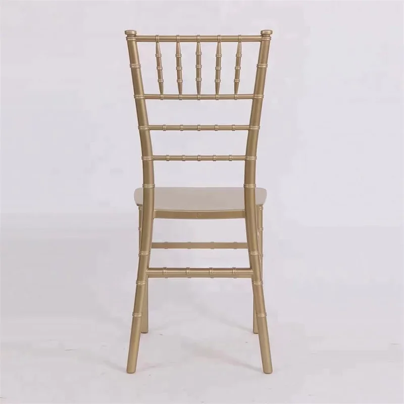 Factory Direct Metal Painting Resin Funiture Wedding Chair  For Wedding Moment Hotel Party Or Gathering