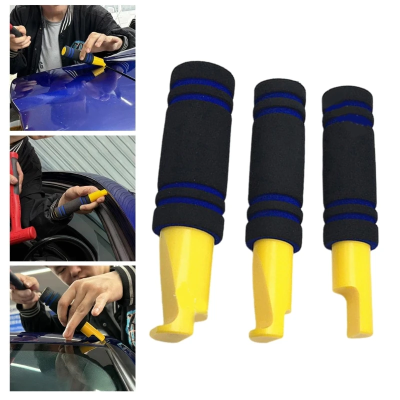 

D0UC Automotive Pillar Dent Removal Rod Auto Repair Knocks Rod Plastic