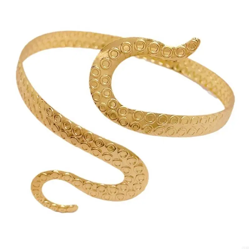 39BD Vòng tay hình rắn kim loại cho phụ nữ Armlet Bangle Bangle Bangle Armband ARMENTER Trang sức phụ kiện Đồ trang sức