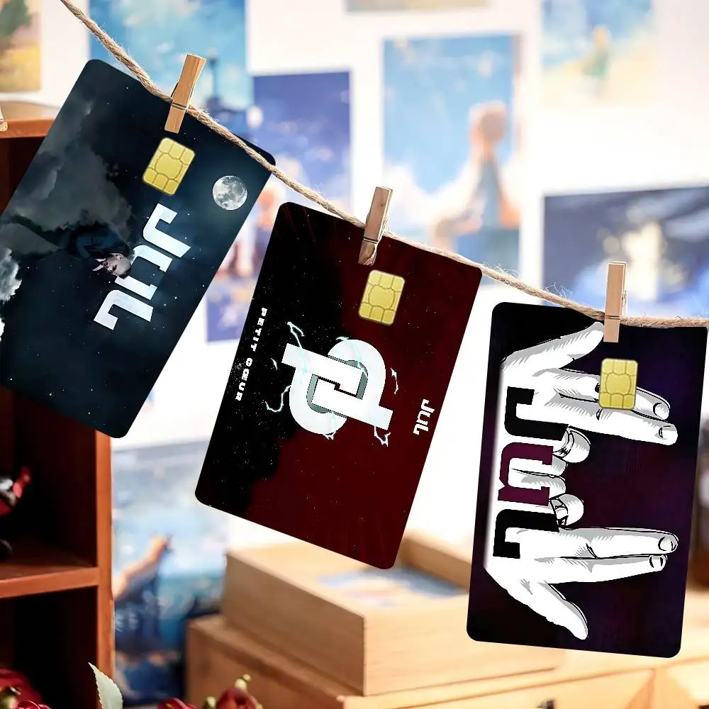 JuL C'est Pas Des Anime غطاء أمامي ملصق غشائي لبطاقة الخصم الائتمان شريحة صغيرة كبيرة #2