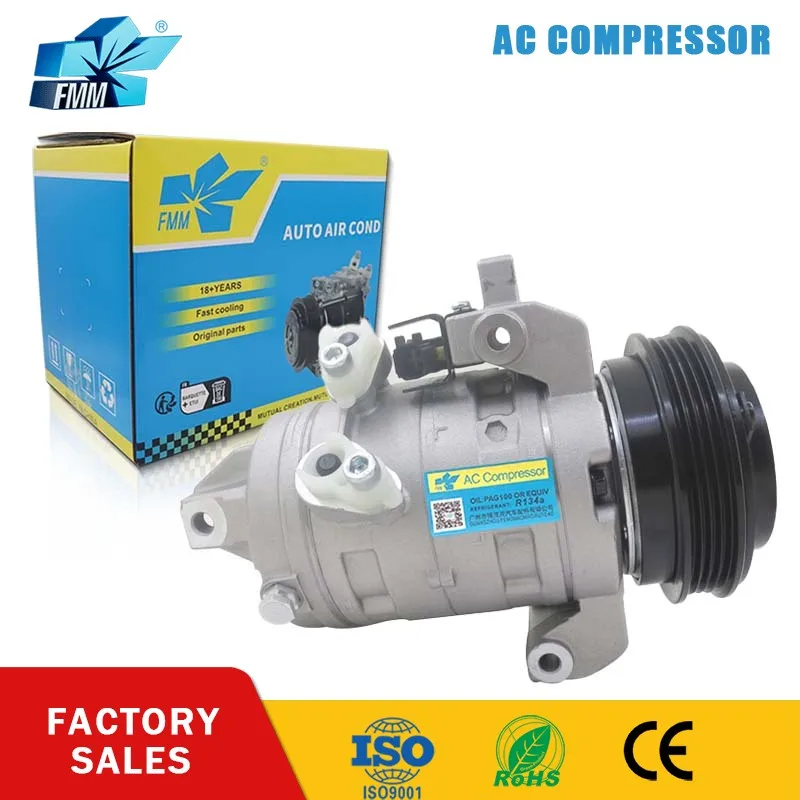 

FMM DKS20 A/C AC Compressor for Ford Mustang F-150 2005-2008 CO 30022C BL3Z19703A 6512905 168662 167662 2022219