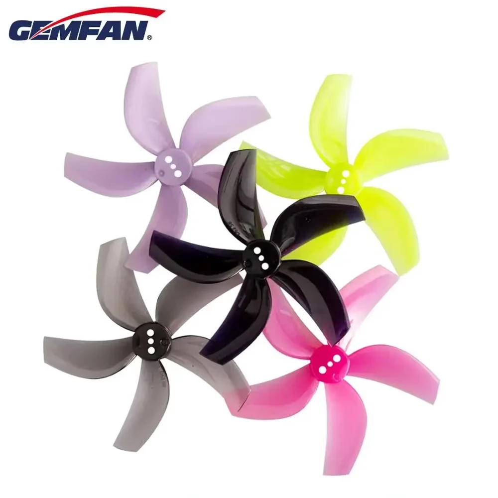 4Pairs/8PCS Gemfan D63 63mm 2.5inch 5-Blade Propeller For RC FPV Racing Freestyle Hurricane Cinewhoop Duct Drones