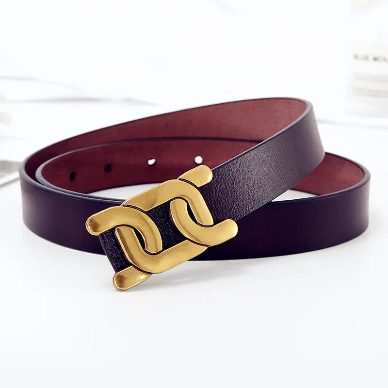 حزام نسائي بسيط عصري، حزام طالب بنمط جديد يمكن أن يكون قطعة واحدة من أحزمة الوكالة للفتيات المراهقات