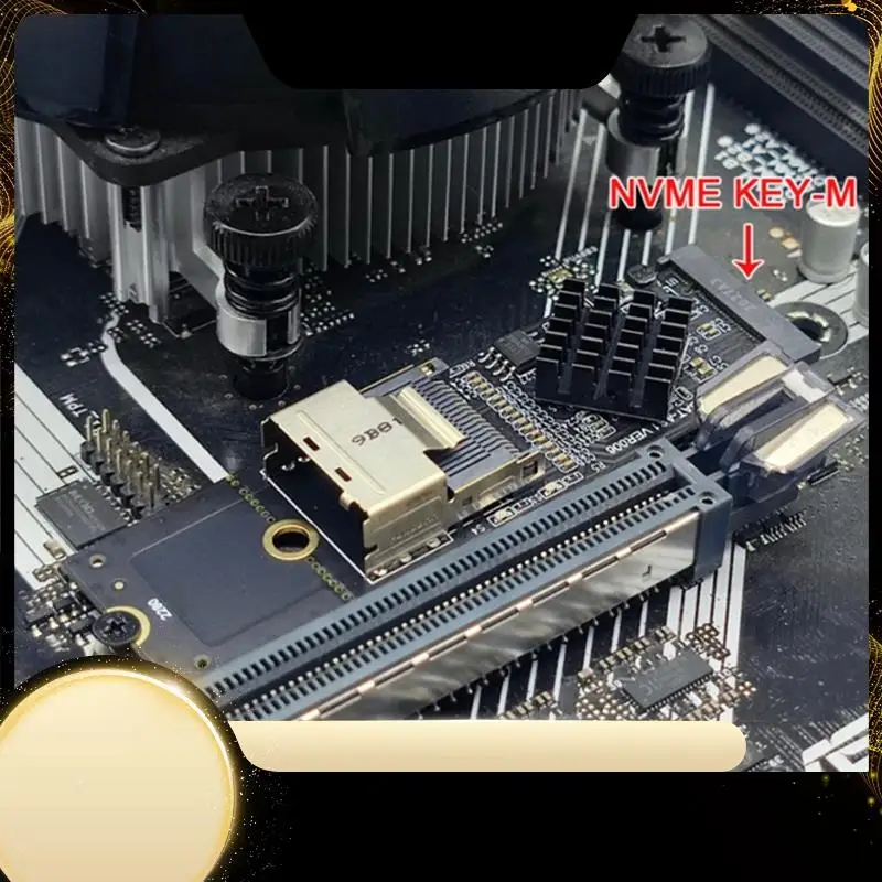 

M.2 NVME To Mini SAS SFF-8087 Expansion Card Support 4 Port SATA3.0 6Gbps HDD SSD SATA Controller SFF8087 To M2 NVME Easy To Use