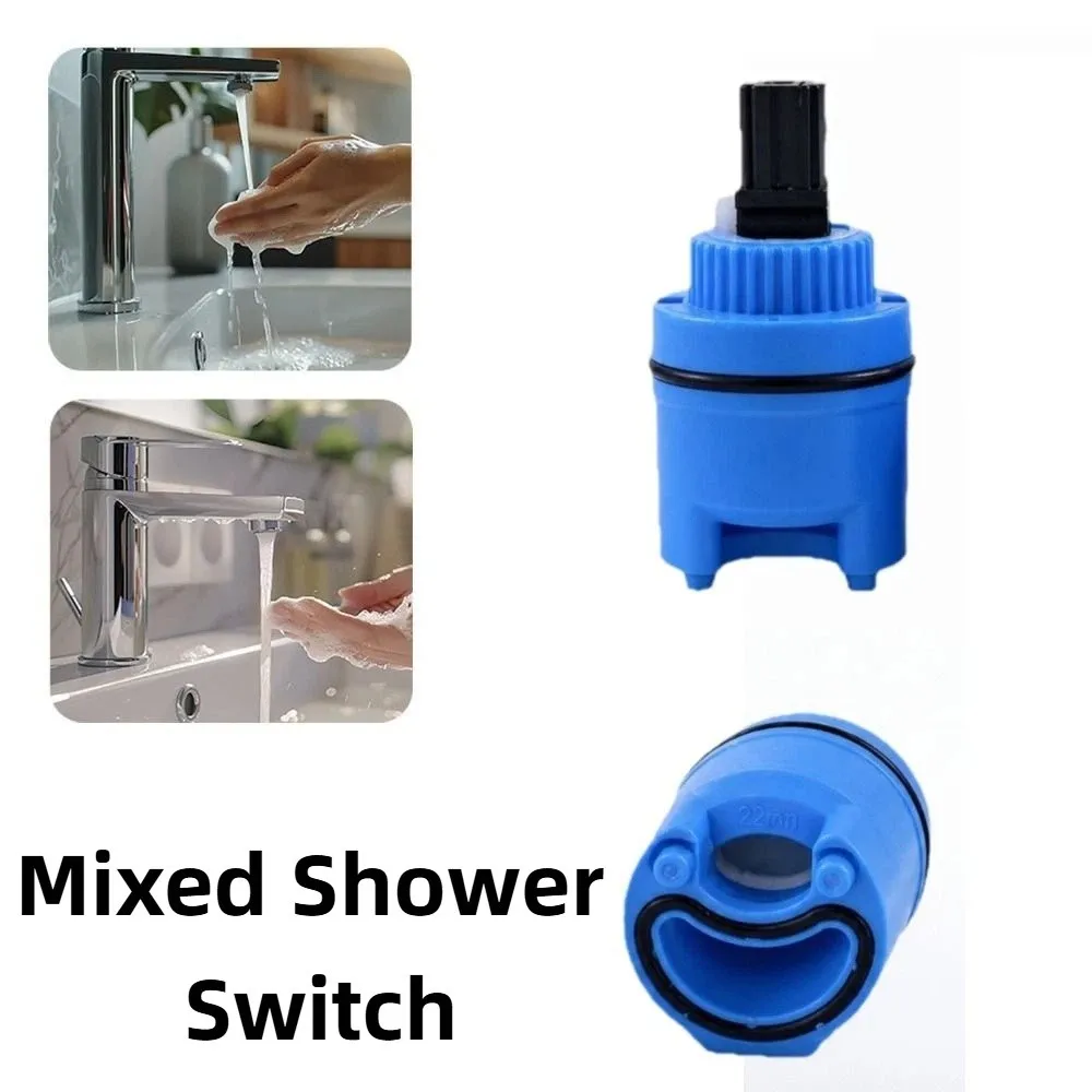 22mm Size Faucet Valve Core Leak Proof Hot/Cold Water Replacement Valve Watersaving Faucet Cartridge Vegetable Basin