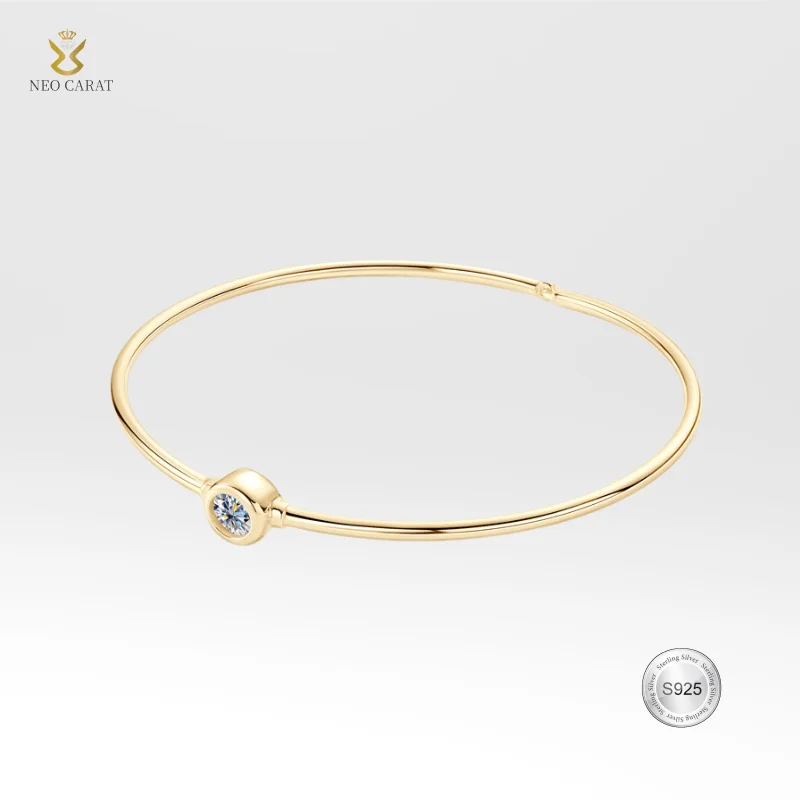 

Женский браслет из чистого серебра S925 с муассанитом, ювелирные изделия с пузырьками и сертификатом GRA - предпочтительный подарок для себя и друзей