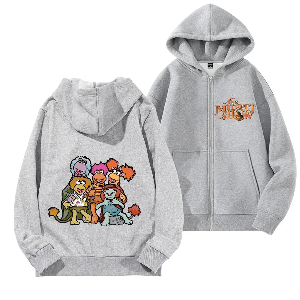 New Fashion Children's The Muppets Letters Printed Baby Boys Girls Cartoon Set Children's Fall Clothing The Muppets Hoodie