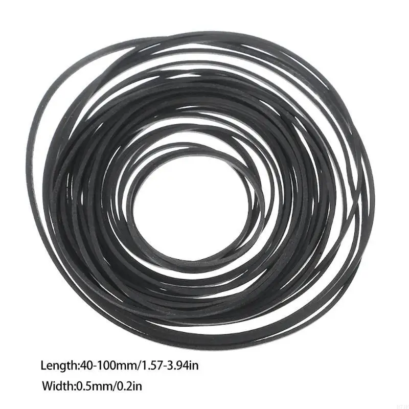 Vinyl 레코드 플레이어를위한 H7JF 레코드 플레이어 턴테이블 벨트 포노 벨트 구동 턴타