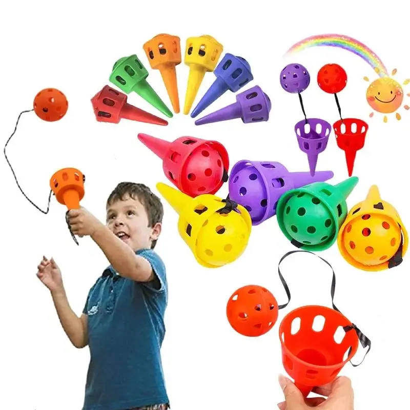 

3 шт., игровой набор для метания и ловли сенсорной интеграции, уличный игрушечный набор для ловли, детское обучение координации рук и глаз