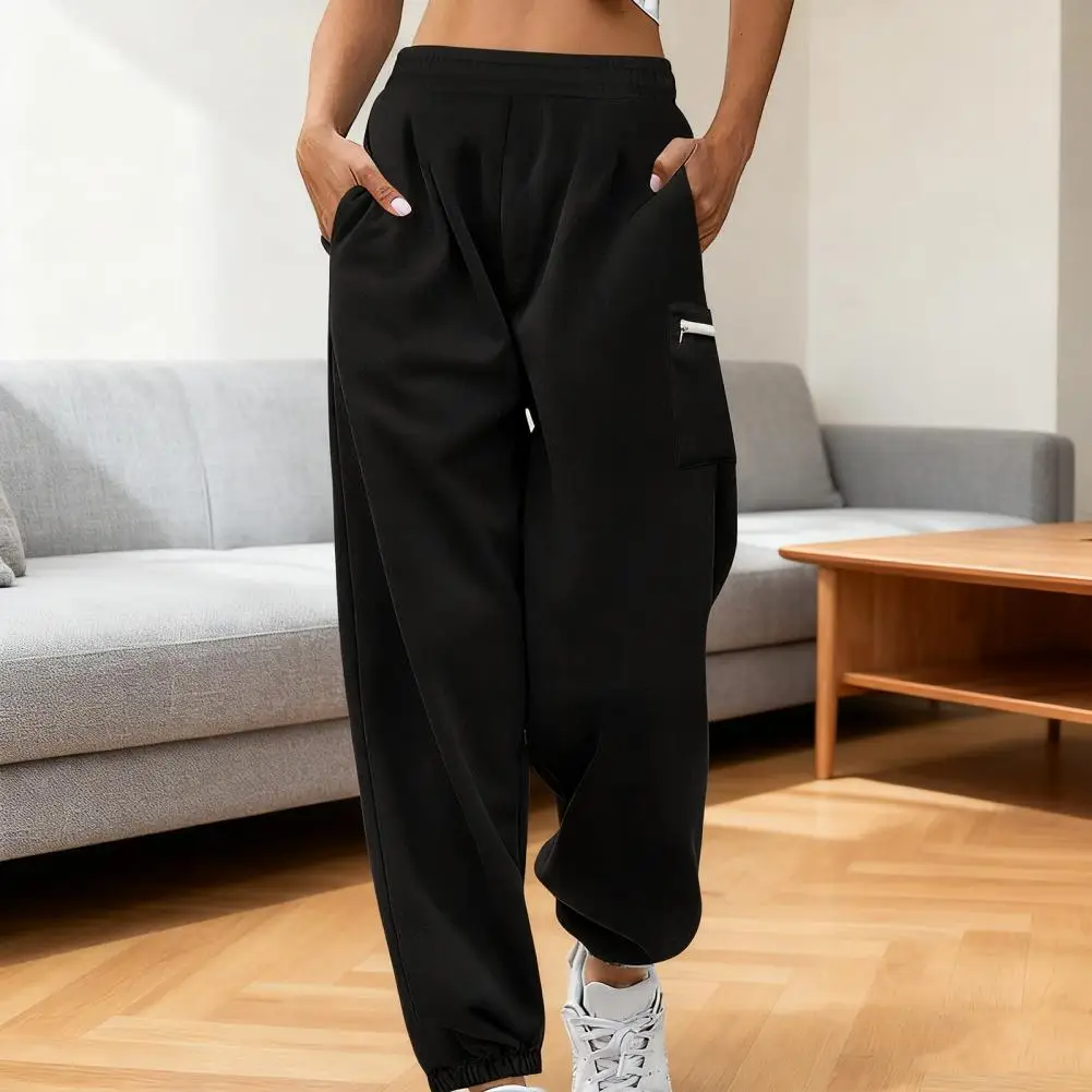 Unissex 2025 calças de inverno mulheres forro de lã quente com cordão calças casuais ginásio moletom forro de pelúcia calças esportivas femininas