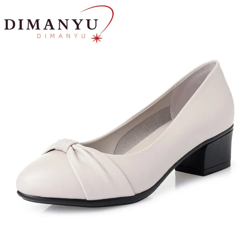 

DIMANYU/женская рабочая обувь, новинка 2025, осенняя Нескользящая женская офисная обувь, деловые модельные женские туфли большого размера
