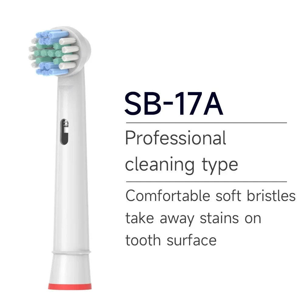4/8/12/16 Stück Ersatz-Zahnbürstenköpfe, kompatibel mit Oral-B Braun Professional elektrischen Zahnbürstenköpfen, Bürstenköpfe – Detail 8