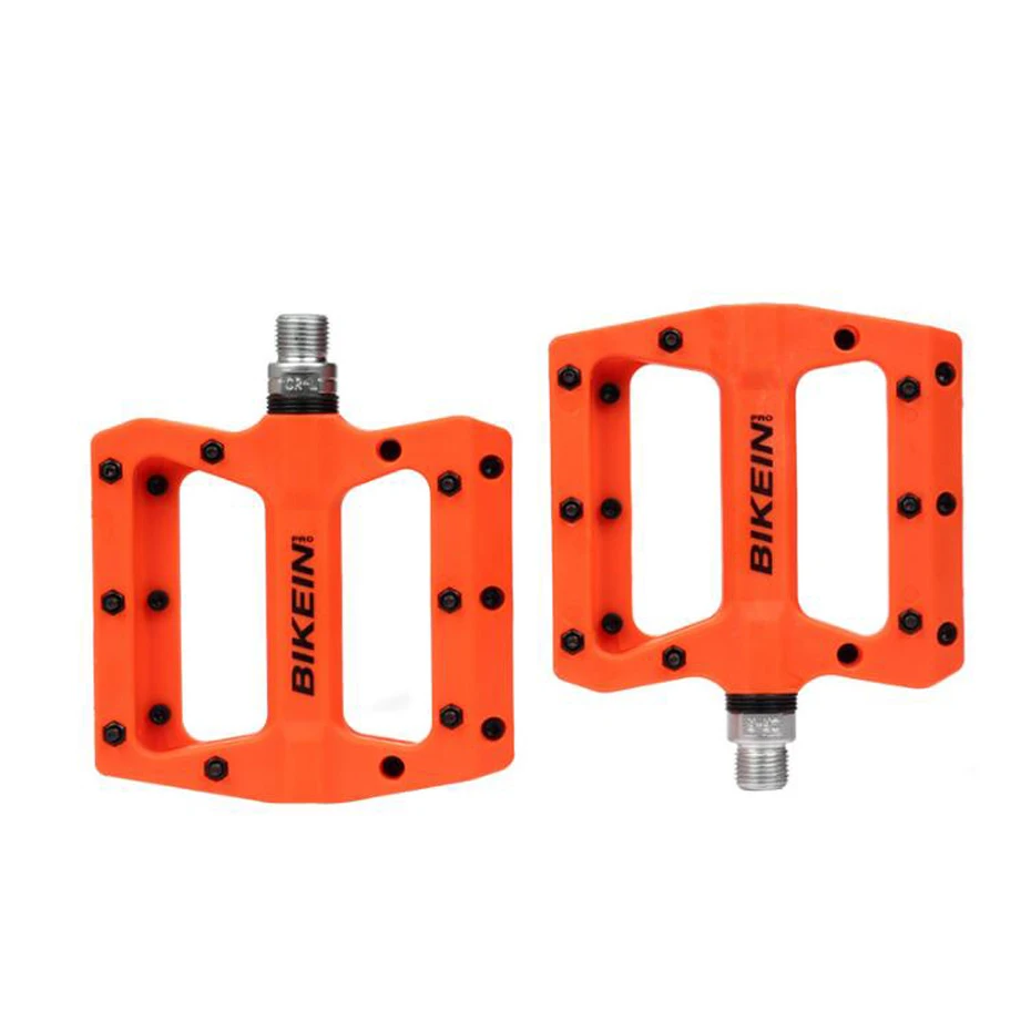 

Mountain Bike Pedal 9/16" Sealed Bearing Non-slip Nylon Fiber Bicycle Pedal Big Platform for MTB BMX