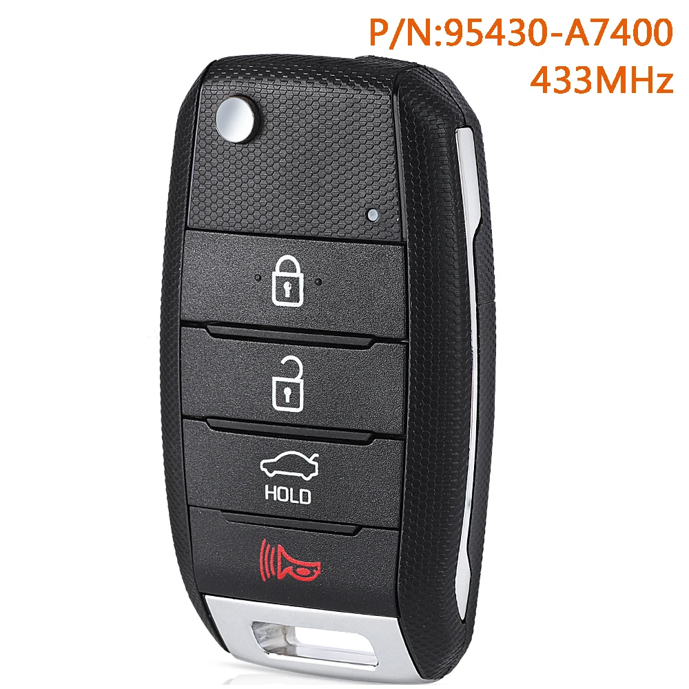 

Брелок-ключ KEYECU 95430-A7400 для Kia Forte, Forte5, Forte Koup 2013-2016, OSLOKA-870T, 315 МГц, чип ID46
