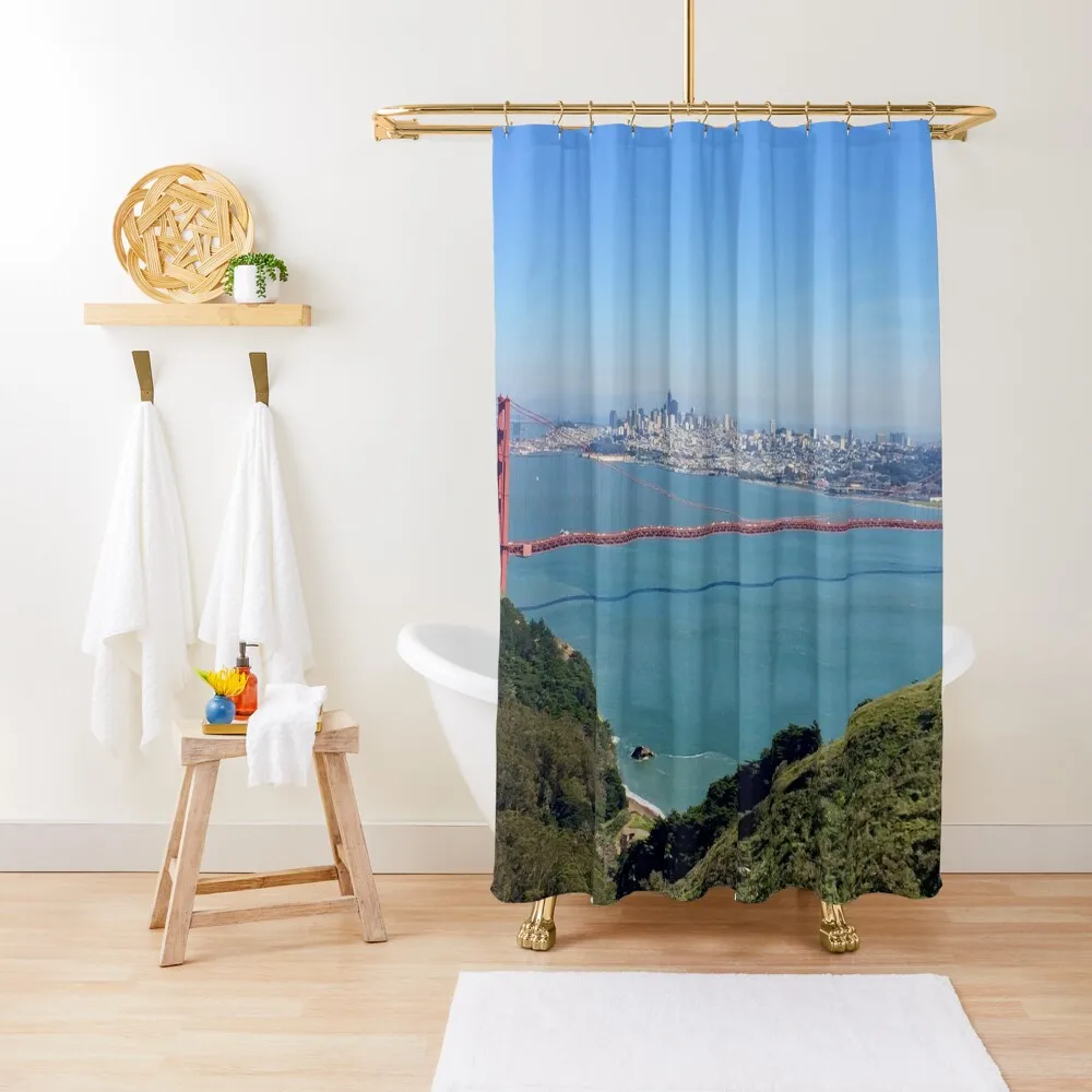 

golden gate bridge Shower Curtain Shower Bath Accessories For Shower And Services For Bathroom Curtain