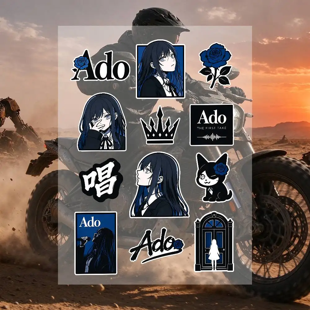 Ado Stickers Moto Sticker Auto Body Bumper Windows Motorcycle Laptop Walls Vinyl Decal Car Tuning Accessories