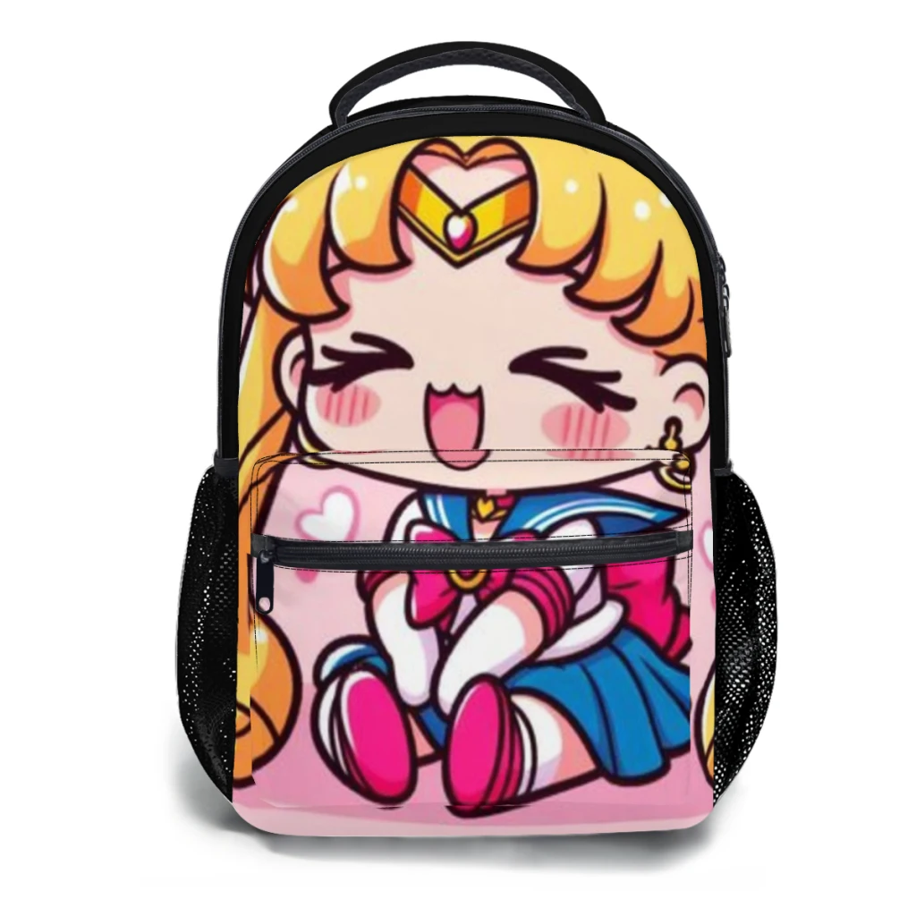 

SAILOR-MOON Schoolbag For kids Large Capacity Student Backpack Cartoon High School Student Backpack 17inch