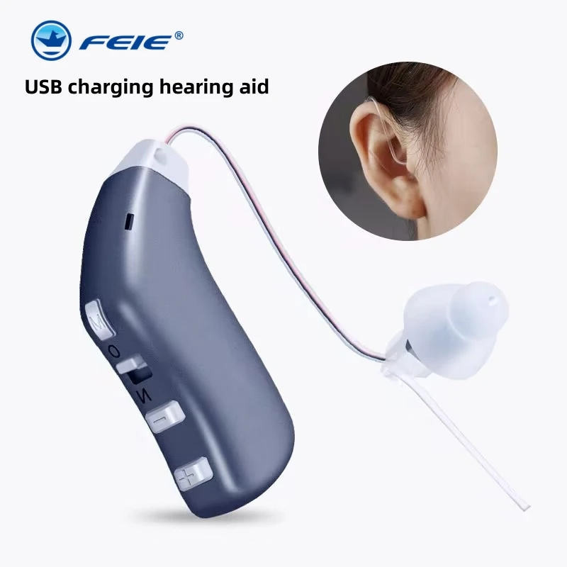 

High Order Digit 16 Channel Rechargeable Hearing Aid Digital Hearing Aids Adjustable Tone Sound Amplifier Portable Deaf Elderlyl