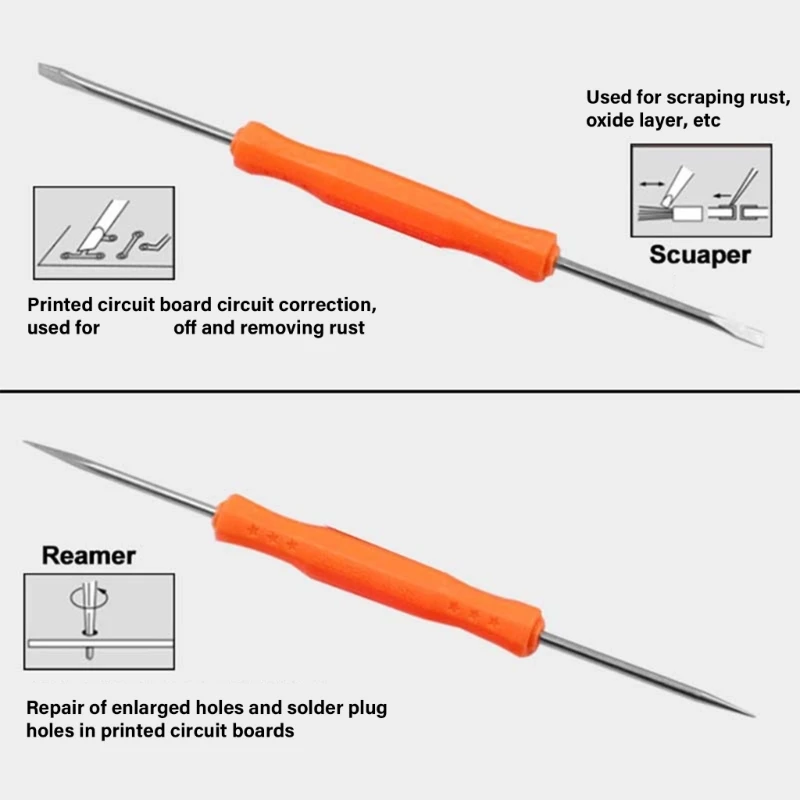 6 Stuks Soldeerbout Elektronische Warmte Assist Reparatie Tool Lassen Assist Demonteren Tool Soldeer Hulpgereedschap Blijvende