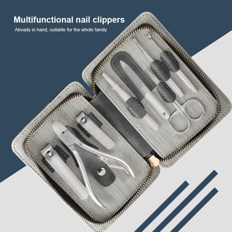 Étui à fermeture éclair durable pour les ongles, outils professionnels innovants et portables, coupe-ongles de beauté, best-seller