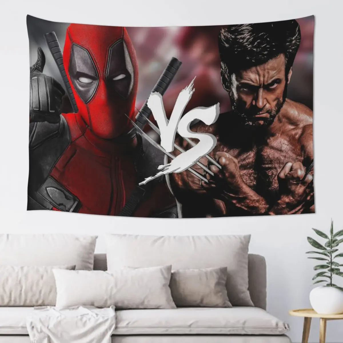 Bedroom 2024 MARVEL Video Art Posters Deadpool & Wolverine Hippie Wall Art Posters Kids Decor Wall