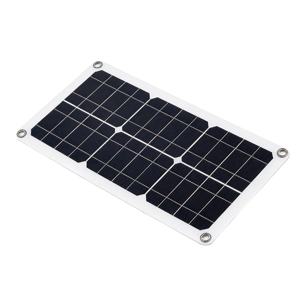 For Car For Phone Outdoor Solar Charger Portable Solar Charger Black High Efficiency Monocrystalline Silicon Portable Design
