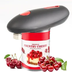 Electric Can Opener One Touch Automatic Jar Bottle Can Open Machine Battery Operated Handheld Sharp Edge Opener Kitchen Gadget