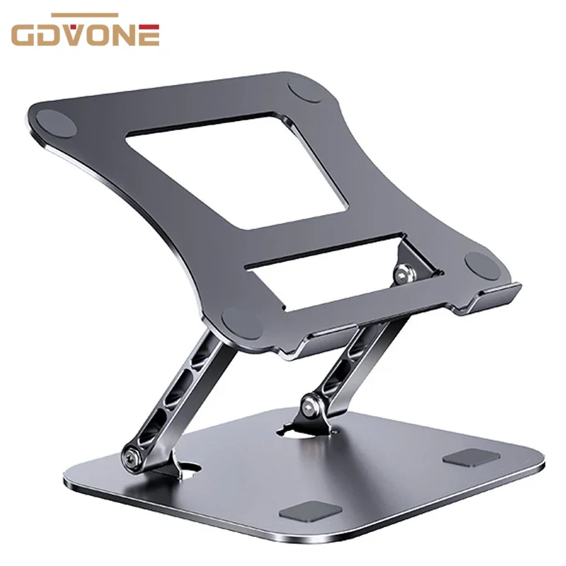 Laptop Stand Adjustable Aluminum Alloy Notebook Stand Compatible With 10-17.5 Inch Laptop Portable Fold Laptop Riser Holder