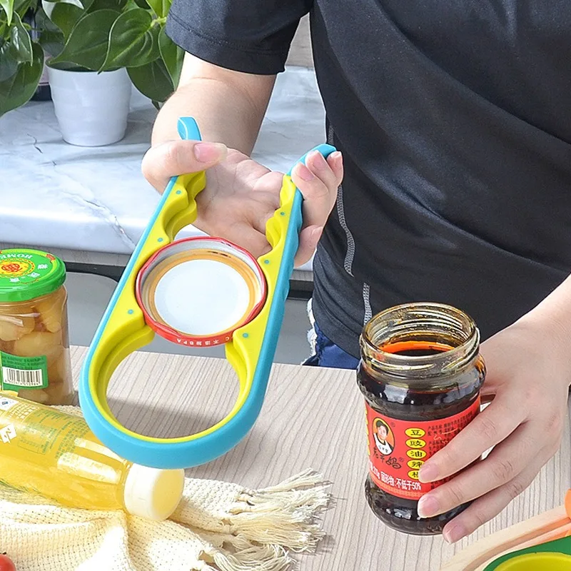 

The latest model, non-slip and labor-saving can opener, kitchen, bottle cap screwdriver, multi-functional screwdriver and cap.