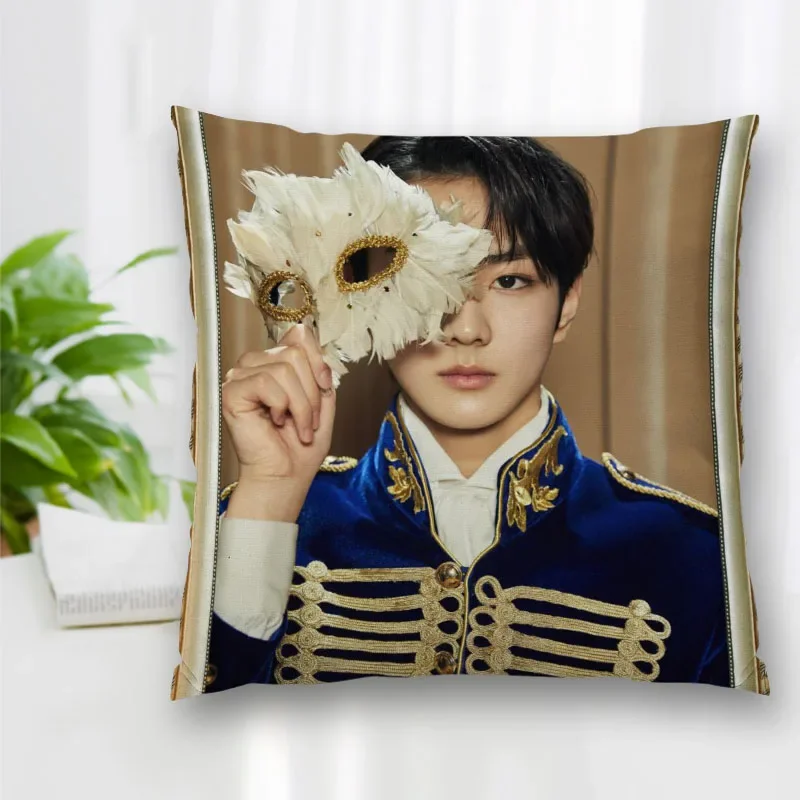 Hot Sale Custom Decorative Pillowcase KPOP JUNGWON Square Zippered Pillow Cover Best Nice Gift 35X35cm 40x40cm