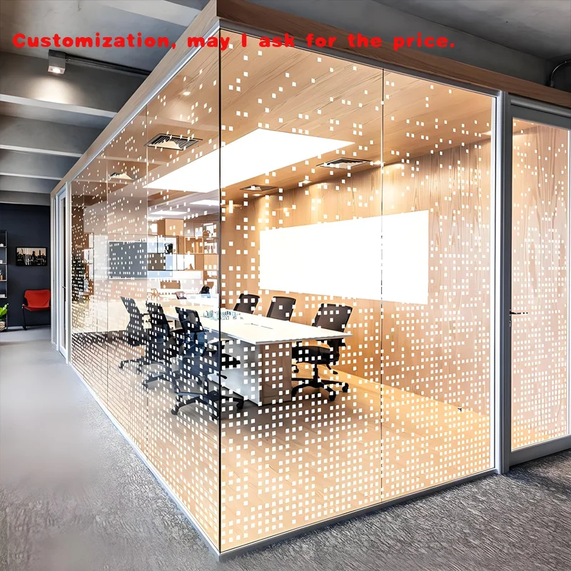 

custom.Custom Size Panoramic Frameless Glass Partition Wall Supplier Office and Hotel, 10mm-12mm Tempered Glass Minimalist D