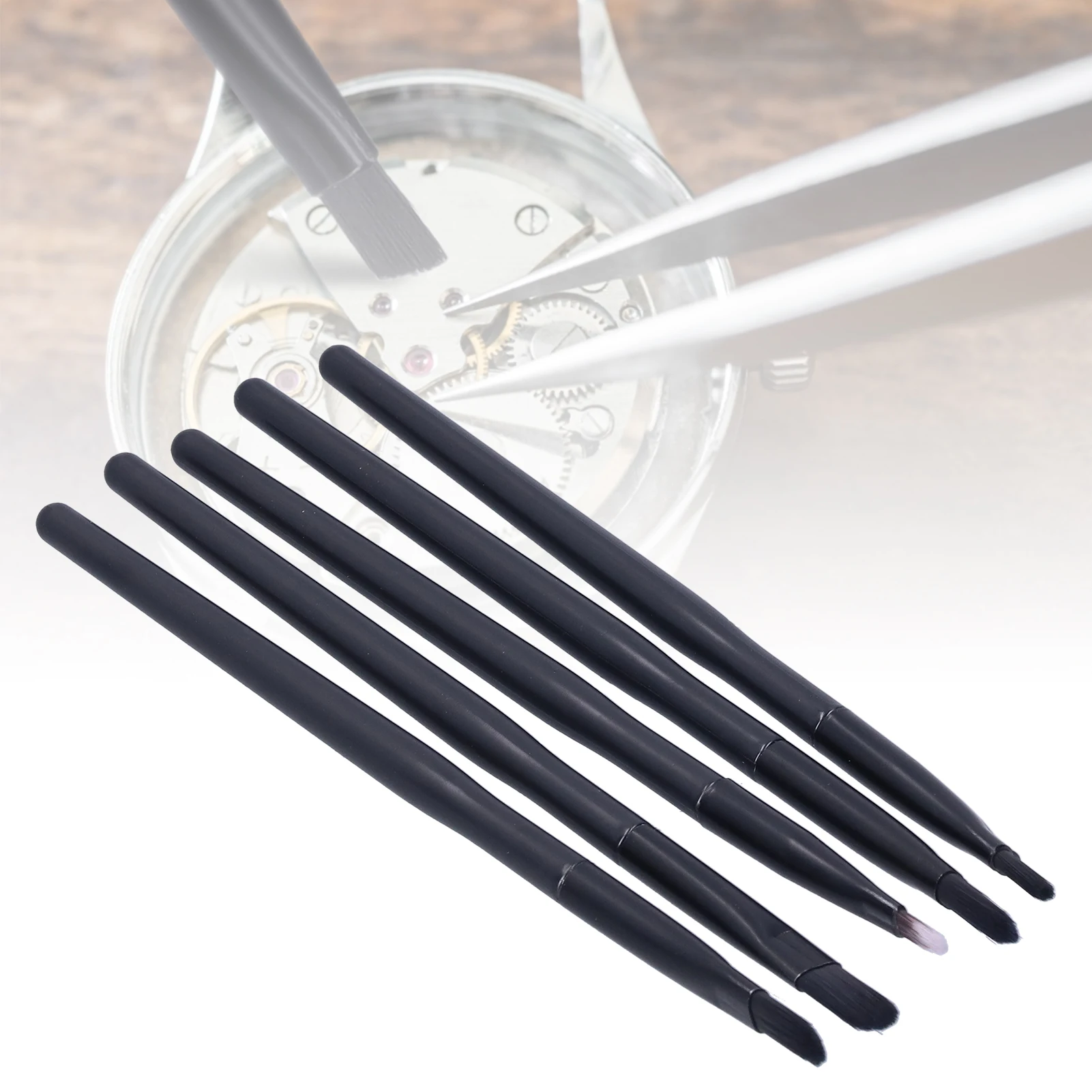 Watch Parts Brush Watch Cleaning Brush Set Wristwatch Movement Small Part Cleaning Soft Brushes Set
