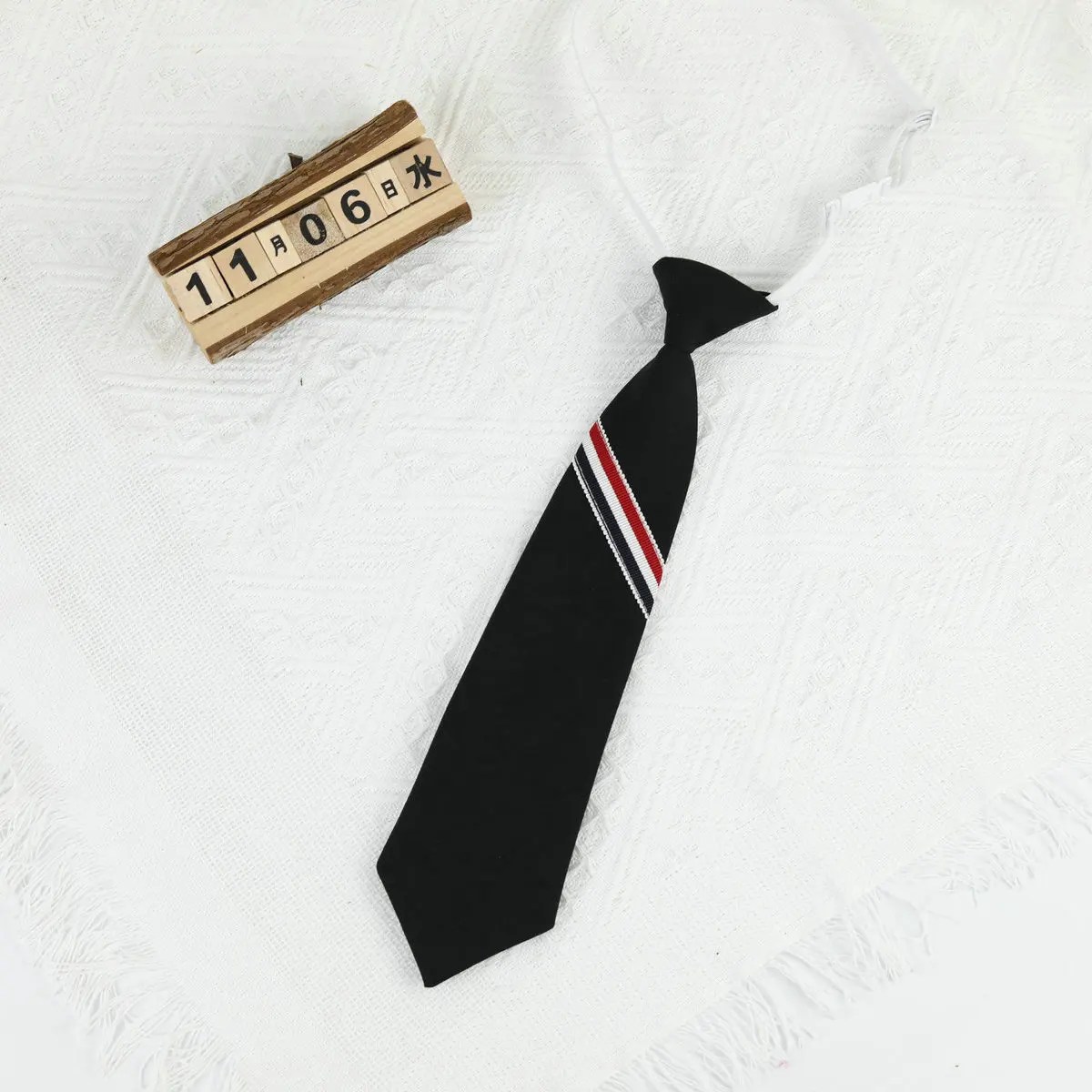 Faul grau jk Krawatten Frauen gestreifte Baumwolle Krawatte Mädchen japanischen Stil für jk Uniform niedlichen Krawatte Hemden Schulmädchen Accessoires – Detail 14