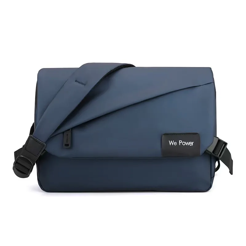 New men's minimalist crossbody bag, fashionable single shoulder men's bag, large capacity waterproof mailman bag, business bag