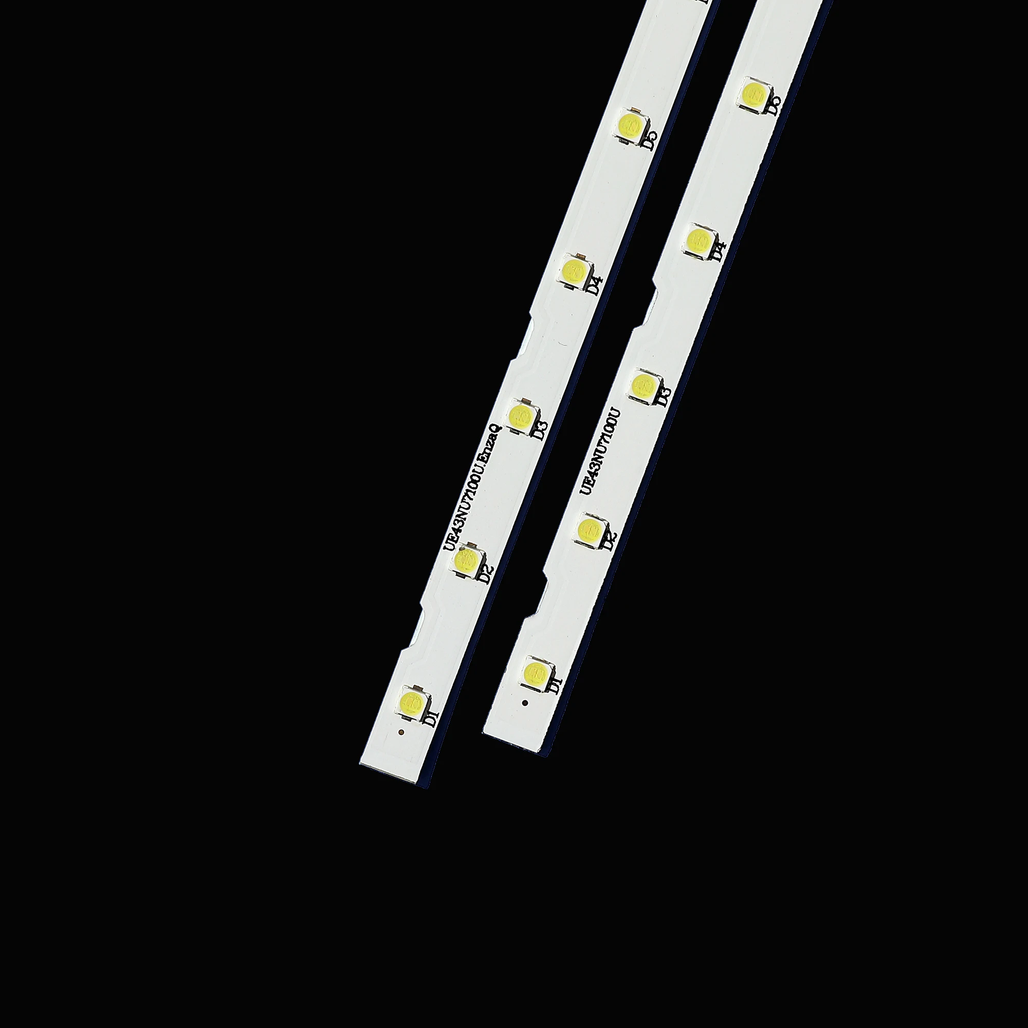 Tira de retroiluminação LED para LED, Tira de retroiluminação para UA43NU7100R, UA43RU7100R, UE43NU7025K, UE43NU7092U, UE43NU7140U, UE43