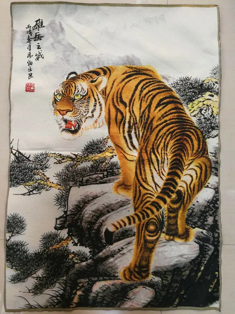 Exquisite Chinese Old Silk Embroidery Painting 