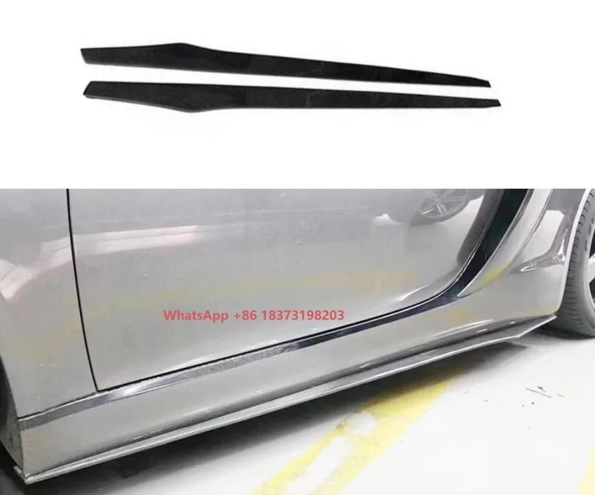 

Factory Supply Lightweight Carbon Fiber Side Skirt for Lamborghini Fashionable Appearance New Tow Hook for Benz Upgrade Left