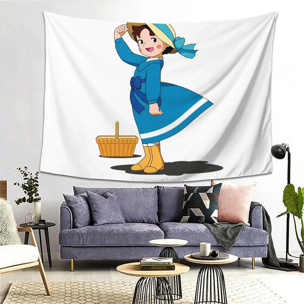 

Гобелен Heidi, декор, художественные эстетические гобелены для гостиной, спальни, дома, настенная ткань, настенная подвеска