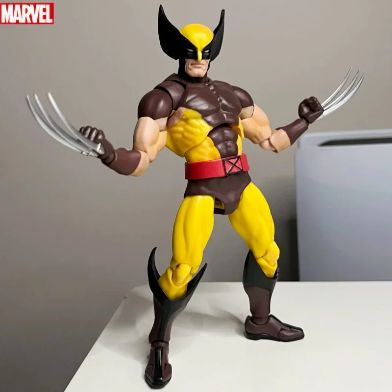 Hot Ct Toys Wolverine Figure Brown Comic Mafex 138 X-Men Action Figure Shf Anime Figurine Ko Models Statue Toys Christmas Gifts