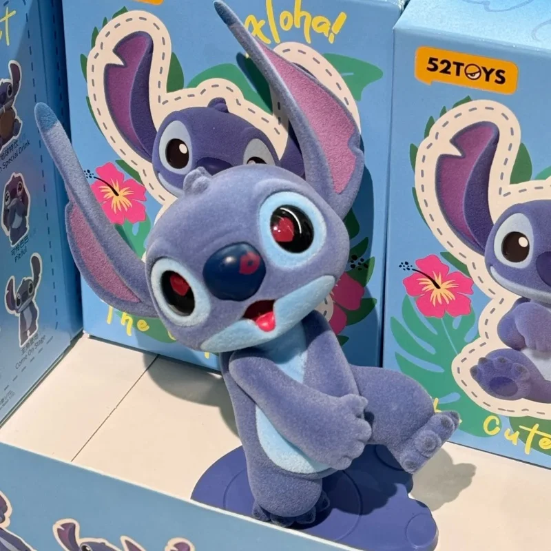 52 ของเล่น Disney Stitch แปลกน่ารัก Series กล่องตาบอด Mystery Box Stitch Action Figure ตกแต่งเครื่องประดับ Surprise กระเป๋าคริสต์มาสของขวัญ