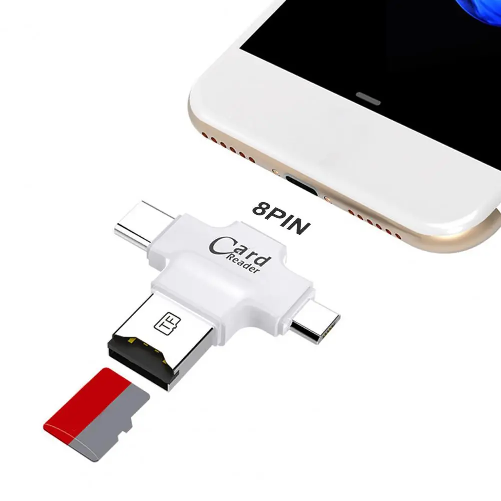 

Practical Card Reader Portable USB Card Reader Simple Installation Micro/Type-C OTG SD Card Reader Data Transfer