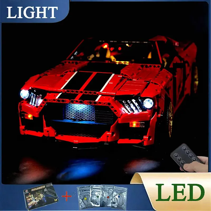 RC DIY LED Light Kit For LEGO K135 Technical Sports Car Building Block Set（Only LED Light,Without Blocks Model）