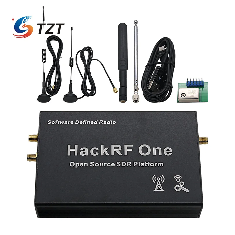 

TZT HackRF One R9 V2.0.0 1 МГц-6 ГГц программно определяемая радиоплатформа GPS симулятор с четырьмя антеннами