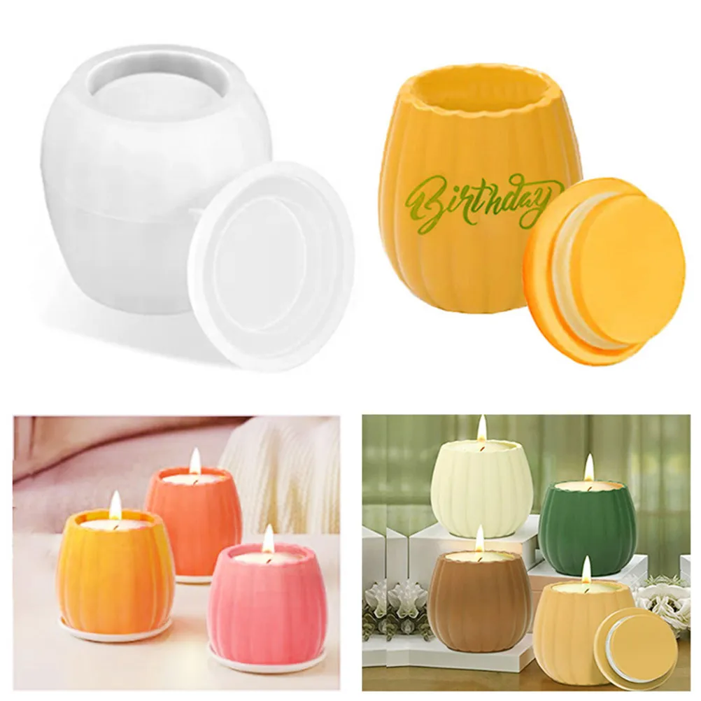 

1Set Pumpkin Seal Jar Silicone Mold for Epoxy Resin DIY Crafts Flexible Reusable Portable Smooth Surface Beads Sequins